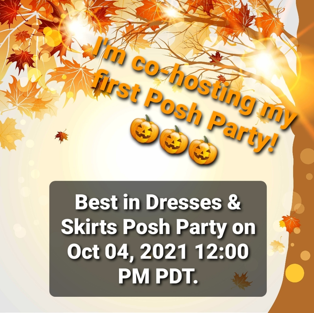 Co-hosting my first Posh Party on 10/4/21 🥳